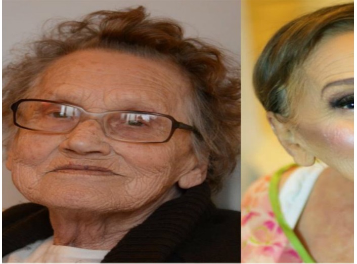 A 80 ANNI QUESTA NONNA SI LASCIA TRUCCARE DALLA NIPOTE: IL RISULTATO VI SBALORDIRA' - 04/12/2016