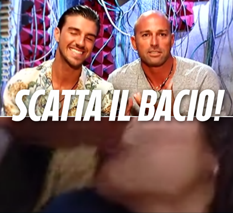 GRANDE FRATELLO VIP: SI SONO BACIATI - SI LASCIANO ANDARE DAVANTI A TUTTI - 28/09/2016