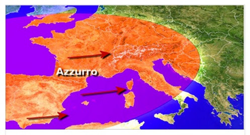 METEO - ''AZZURRO'' SI ABBATTE SULL'ITALIA. ECCO COSA ACCADRA' - 25/07/2016
