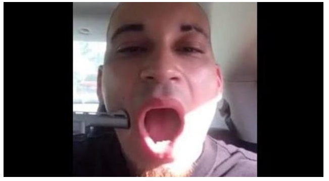 L'ASPIRANTE RAPPER SI SPARA SU FACEBOOK PER FARSI PUBBLICITA' - 27/07/2016