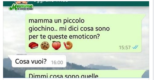 LA FIGLIA LE INVIA DELLE EMOTICON... - 24/07/2016