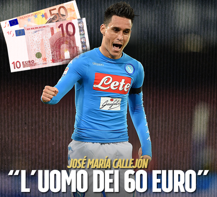 NON TUTTI CONOSCONO IL SEGRETO DI CALLEJON: ECCO PERCHE' DAI COMPAGNI FU BATTEZZATO L'UOMO DEI 60 EURO - 18/09/2016