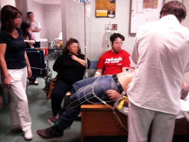 Ecco l'ospedale della vergogna paziente curato su una scrivania - 09/05/2013