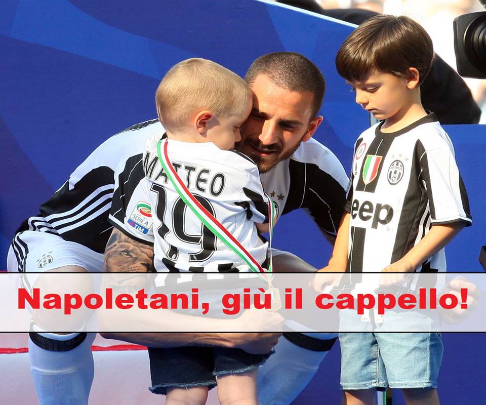GLI JUVENTINI INSULTANO IL FIGLIO MALATO DI BONUCCI: QUELLO CHE COMBINANO I NAPOLETANI E' DA BRIVIDI - 28/11/2017