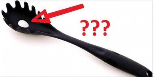 A COSA SERVE IL BUCO NEL MESTOLO? LA SUA FUNZIONE E' GENIALE - 07/12/2016