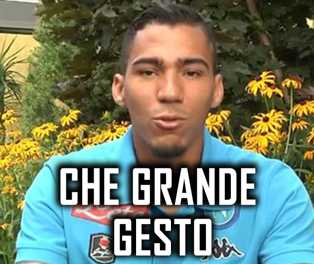 E POI C'e' CHI LO CRITICA: IL MAGNIFICO GESTO DI ALLAN CHE STA FACENDO IL GIRO DEL WEB - GUARDATE COSA HA FATTO - 25/12/2017