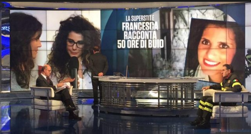 RIGOPIANO, E' SUCCESSO A PORTA A PORTA: FRANCESCA PARLA DEL FIDANZATO, POI.. - 26/01/2017