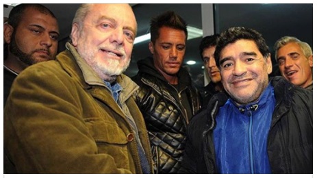 AURELIO DE LAURENTIIS ANNUNCIA: ''MARADONA LAVORERA' PER IL NAPOLI'' ECCO QUALE SARA' IL RUOLO DI D10S - 15/01/2017