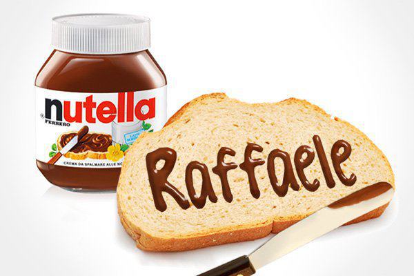 Il tuo nome con pane e nutella - 18/04/2012