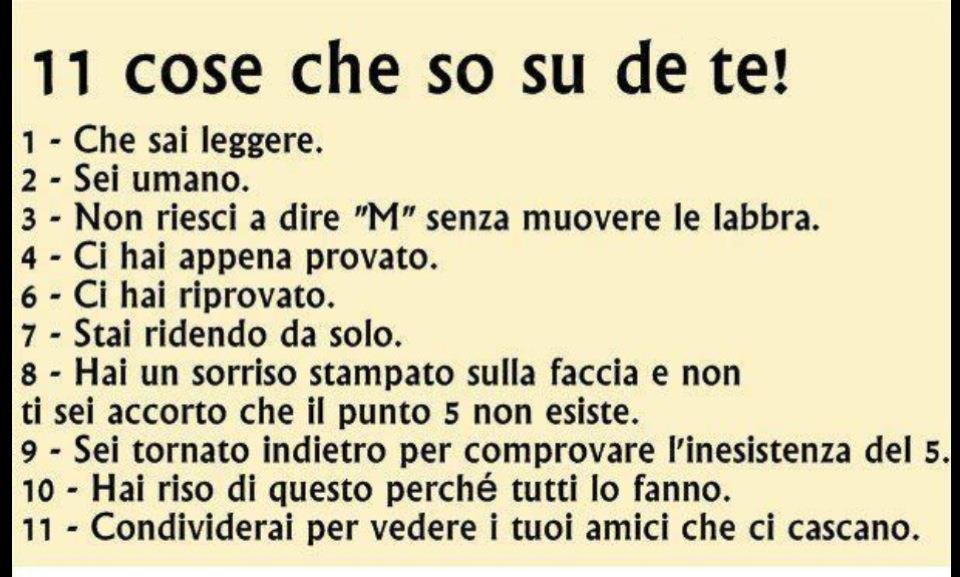 11 COSE CHE SO SU DE TE !! - 05/07/2012