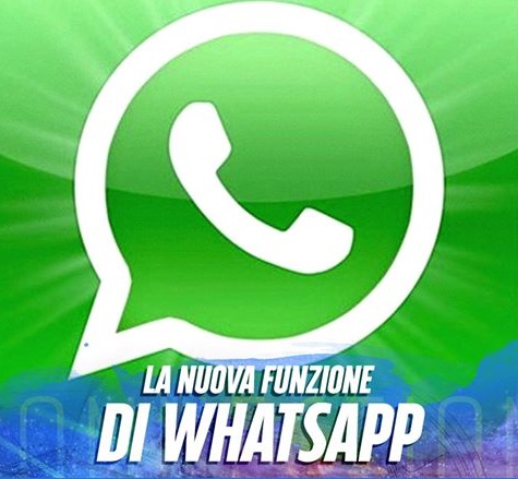 WHATSAPP, ARRIVA LA POSSIBILITA' DI MODIFICARE I MESSAGGI INVIATI: LA NOVITA' CHE TUTTI ASPETTAVANO - 30/01/2017