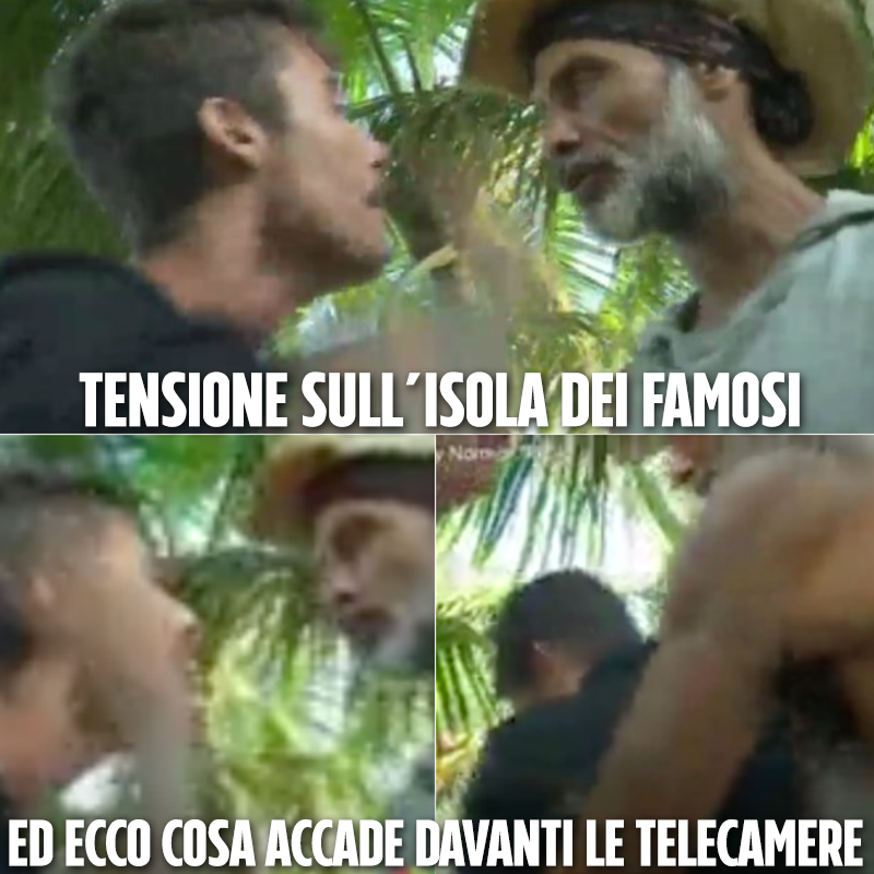 ISOLA DEI FAMOSI: ACCADE TUTTO DAVANTI LE TELECAMERE: RAZ DEGAN REAGISCE IN MANIERA VIOLENTA PER QUALCOSA CHE NON HA GRADITO - 22/02/2017