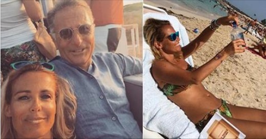 LA MOGLIE DI BONOLIS E LA FOTO SULL'AEREO PRIVATO: ''NOI NON VIVIAMO COME CANI E PORCI, VI DISPIACE?'' - 17/07/2016