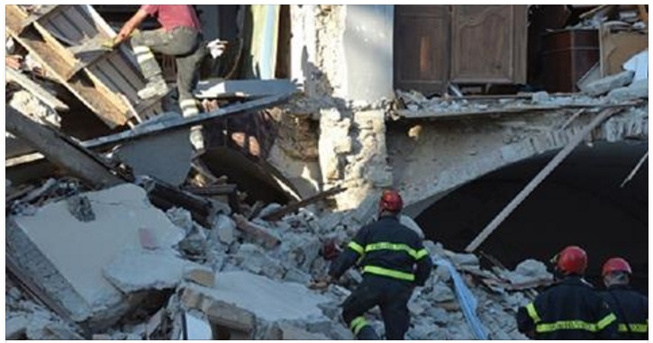 MORTE ASSURDA DI UN POMPIERE NELLE MACERIE DI AMATRICE ''NON CI SONO PAROLE'' - 11/03/2017