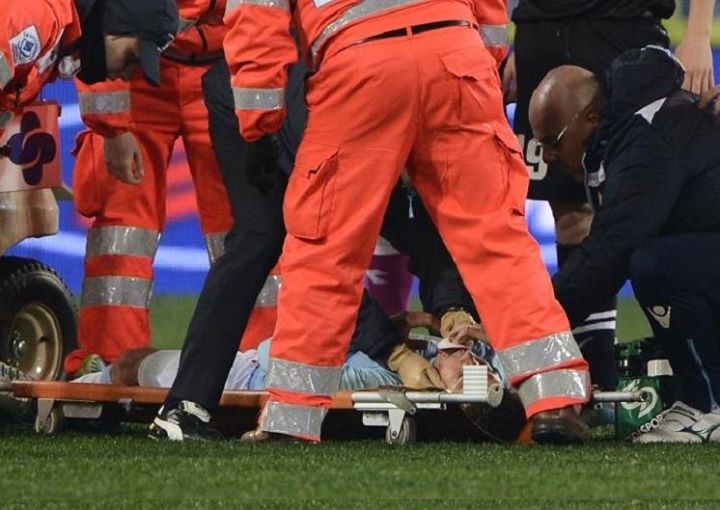 BRUTTO INFORTUNIO IN NAZIONALE: L'ATTACCANTE DELLA JUVENTUS ESCE IN BARELLA - 28/03/2017