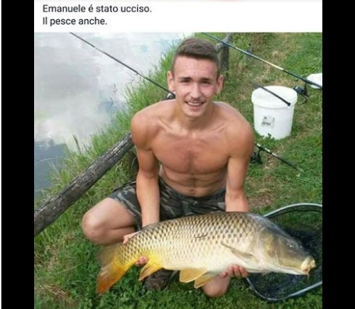 LA FRASE SHOCK DEI VEGANI: ''EMANUELE E' STATO UCCISO, IL PESCE ANCHE'' - 29/03/2017