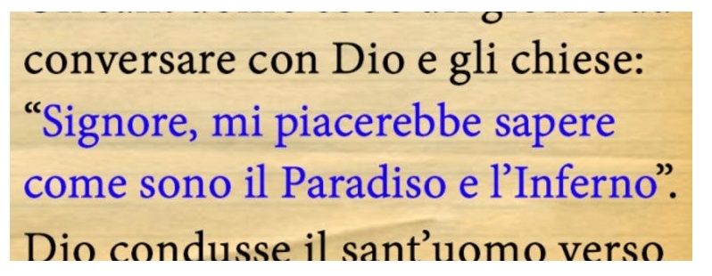 L'INFERNO E IL PARADISO: UNA STORIA CHE VI FARA' RIFLETTERE - 23/06/2016
