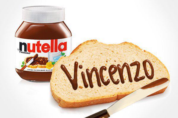 Il tuo nome con pane e nutella - 18/04/2012