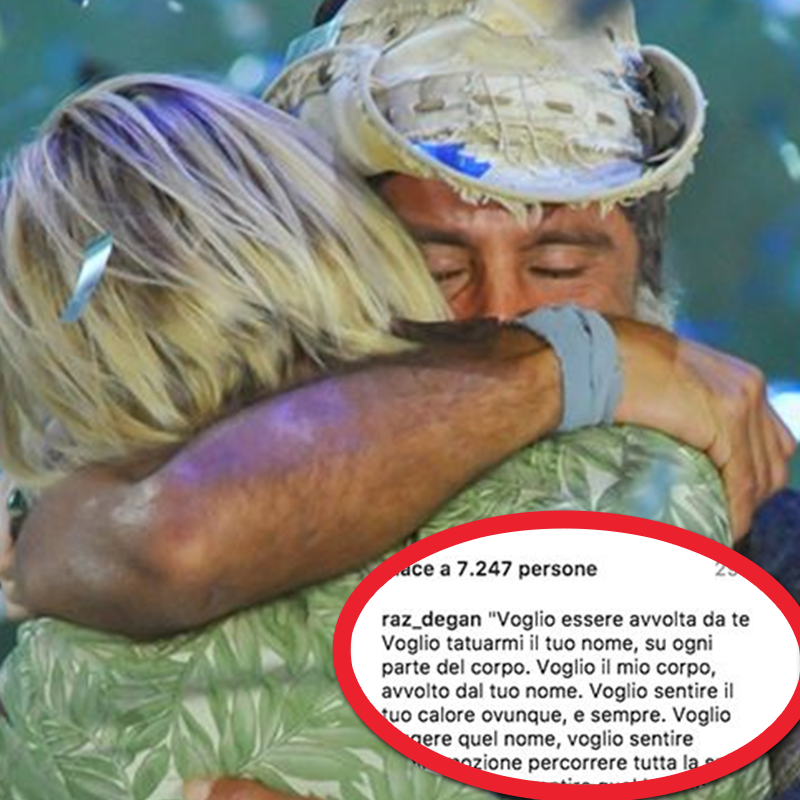 UNA VERA E PROPRIA DICHIARAZIONE D'AMORE: RAZ SCRIVE A PAOLA BARALE E I FAN SONO IN DISIBILIO - 19/04/2017