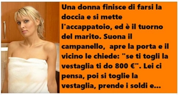 MOGLIE E MARITO SI FANNO LA DOCCIA? - 04/05/2017