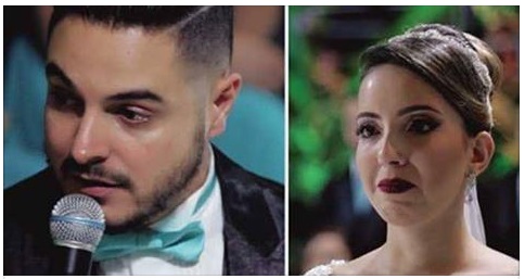 LO SPOSO AMMETTE DI AMARE QUALCUN ALTRO: SI GIRA VERSO UN INVITATO E LA SPOSA INIZIA A PIANGERE - 04/06/2017