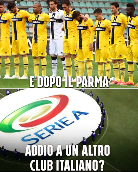 120 MILIONI DI DEBITI: UN ALTRO STORICO CLUB ITALIANO SULL'ORLO DEL FALLIMENTO - 06/06/2017