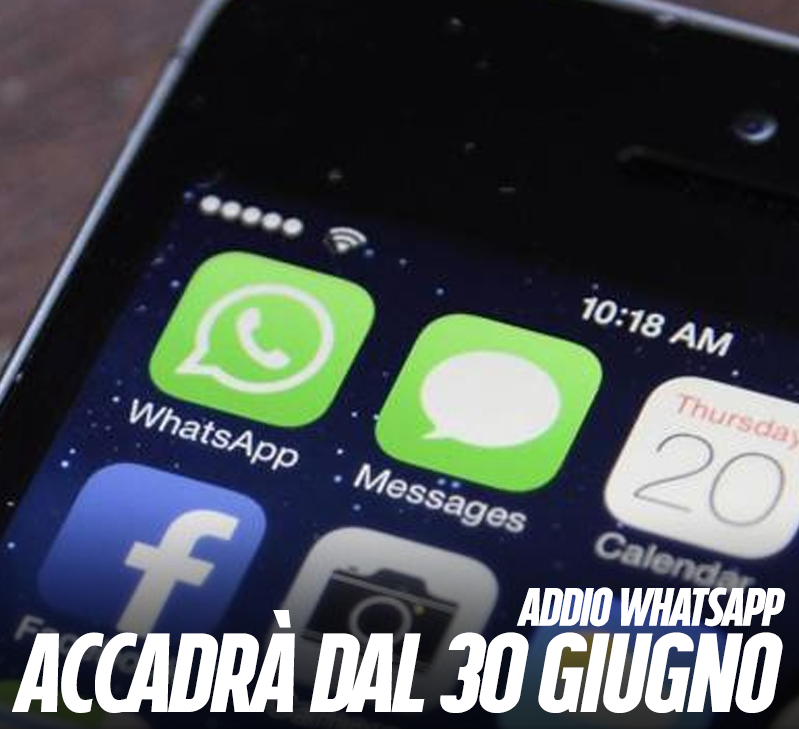 WHATSAPP - DAL 30 GIUGNO NON FUNZIONERA' PIU' SU ALCUNI SMARTPHON: ECCO QUALI MODELLI - 13/06/2017