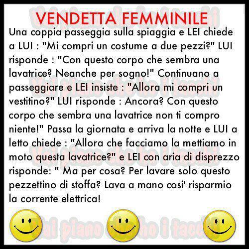 'NA VENDETTA FEMMINILE !! - 10/10/2012