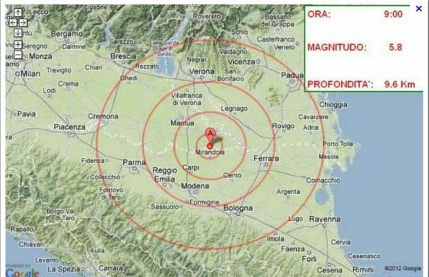 Trema l' Italia, altri 15 terremoti in meno di un'ora - 25/01/2013