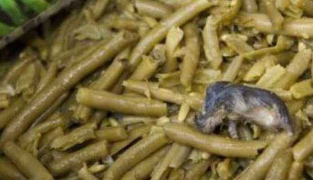 TOPO MORTO TROVATO NEI FAGIOLINI CARREFOUR - 08/03/2013