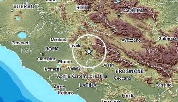 TERREMOTO A ROMA, SCOSSA AVVERTITA SUI MONTI TIBURTINI E PRENESTINI. PAURA TRA LA GENTE - 09/04/2013