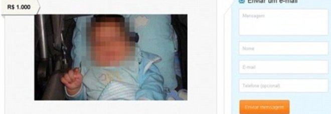 VENDE IL FIGLIO SU INTERNET PER 320 EURO. ''PIANGE TROPPO E NON MI FA DORMIRE'' - 18/11/2013