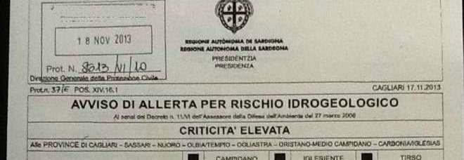 Olbia, il fax con l'allerta meteo inviato 12 ore prima. Ma gli uffici del Comune erano chiusi - Foto all'interno - 21/11/2013