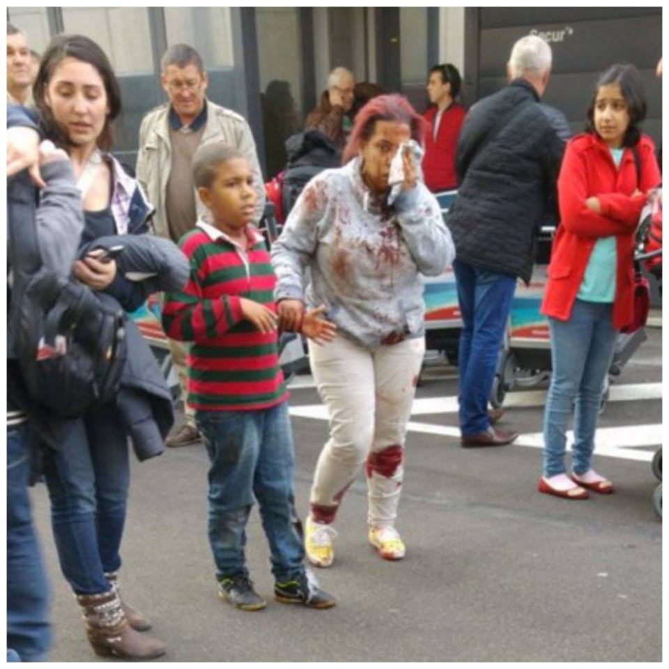ATTENTATI A BRUXELLES: PIU' DI 14 LE VITTIME E OLTRE 30 FERITI AL MOMENTO - LE DRAMMATICHE IMMAGINI - 22/03/2016
