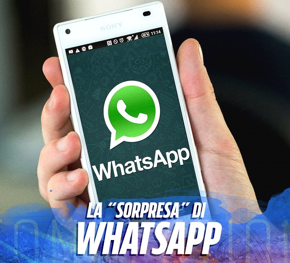 ARRIVA LA SORPRESA PER TUTTI GLI UTENTI DI WHATSAPP - 27/06/2016