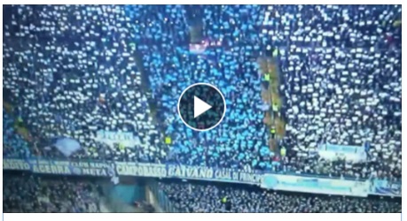 NAPOLI-REAL MADRID, L'URLO ''THE CHAMPIONS'' E' SPAVENTOSO: TREMANO I PALAZZI - 07/03/2017
