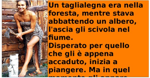 UN POVERO TAGLIALEGNA STA ABBATTENDO UN ALBERO... - 15/03/2017