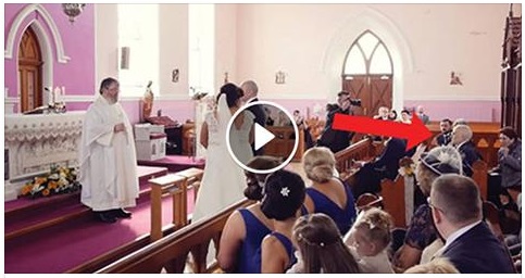 LA CERIMONIA VIENE ''INTERROTTA'' DA UNA VOCE SUL FONDO DELLA CHIESA: POCO DOPO LA SPOSA E' IN LACRIME... - 16/03/2017