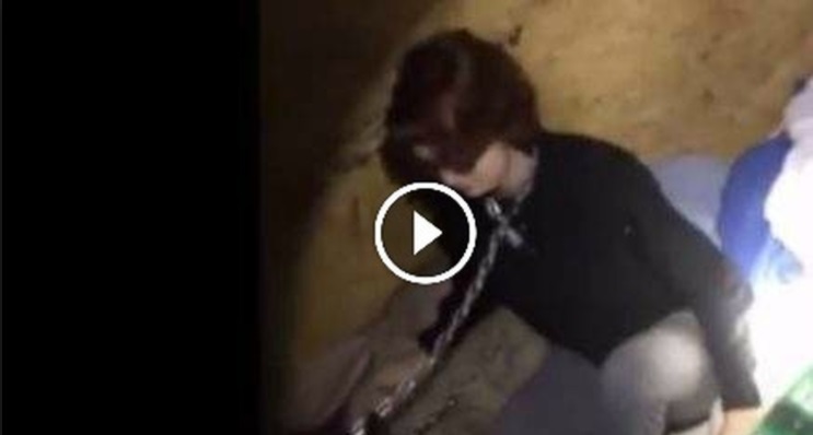 SCHIAVA SESSUALE INCATENATA IN UN CONTAINER DAL SERIAL KILLER: IL VIDEO CHOC DEL SALVATAGGIO - 13/06/2017