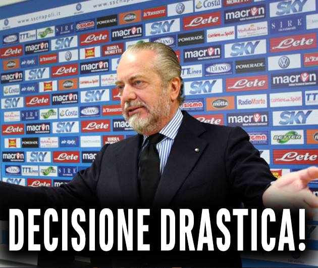 E' ARRIVATA LA DRASTICA DECISIONE DI ADL: TIFOSI SPIAZZATI, NEMMENO SARRI SE L'ASPETTAVA - 05/11/2017