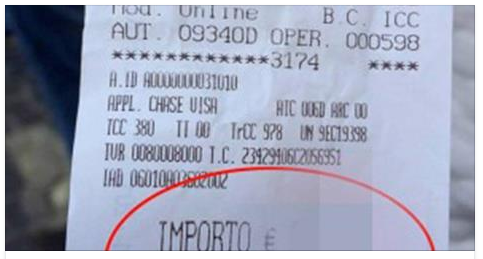 ROMA: IL CONTO E' DA RECORD: LA FOTO DELLO SCONTRINO DEL CAFFE' E CAPPUCCINO FA IL GIRO DEL WEB - 17/05/2016