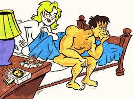 DOPO NA' LUNGA NOTTE D'AMORE, LUI NOTA NA' FOTO DE' UN ALTRO UOMO SUL COMODINO... COMINCIA A PREOCCUPASSE: - 14/03/2012