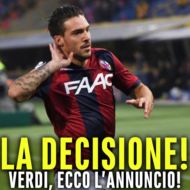 PAZZESCO VERDI: E' APPENA ARRIVATA LA DECISIONE UFFICIALE DAL PROCURATORE - 16/01/2018
