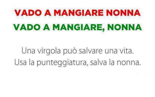 'A PUNTEGGIATURA PO' SERVI' !! - 05/11/2012