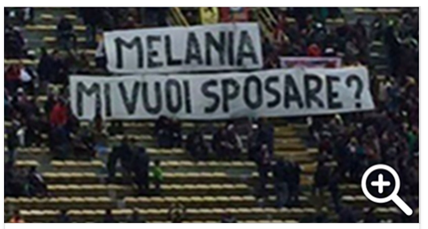 LO STRISCIONE PIU' ROMANTICO DELLA SERIE A, LA PROPOSTA DI MATRIMONIO DIVENTA VIRALE - 24/04/2016
