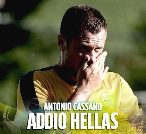 ANTONIO CASSANO LASCIA IL CALCIO: ECCO COS'E' SUCCESSO - 24/07/2017