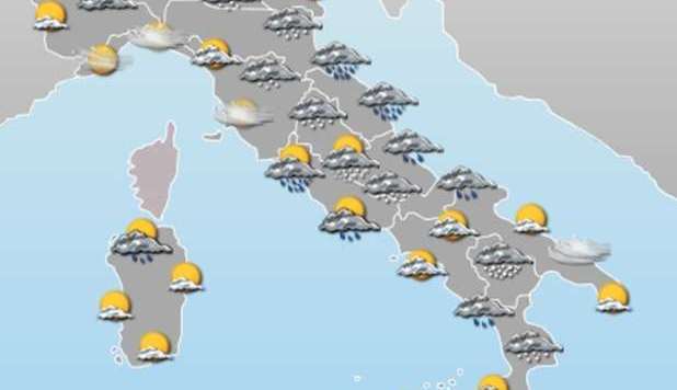MALTEMPO, NEVE ANCHE AL CENTRO-SUD. DOMANI SCUOLE CHIUSE IN ALCUNE REGIONI - LE PREVISIONI - 15/01/2013