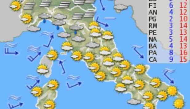 METEO: IN TANTE REGIONI TORNA LA PRIMAVERA - 29/01/2013