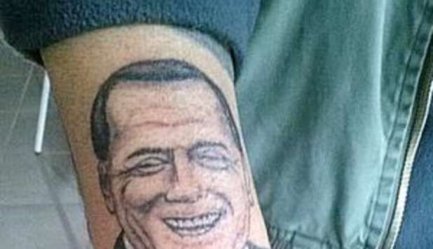 SI FA TATUARE BERLUSCONI SUL BRACCIO: 'CI HA SALVATO' - FOTO - 04/02/2013