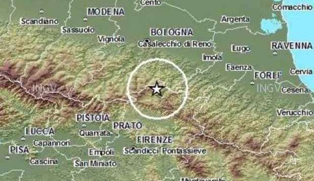 TERREMOTI, DOPPIA SCOSSA  TRA BOLOGNA E FIRENZE - 03/03/2013
